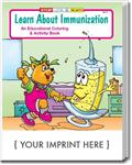 CS0420 Learn About Immunization Coloring and Activity Book with Custom Imprint